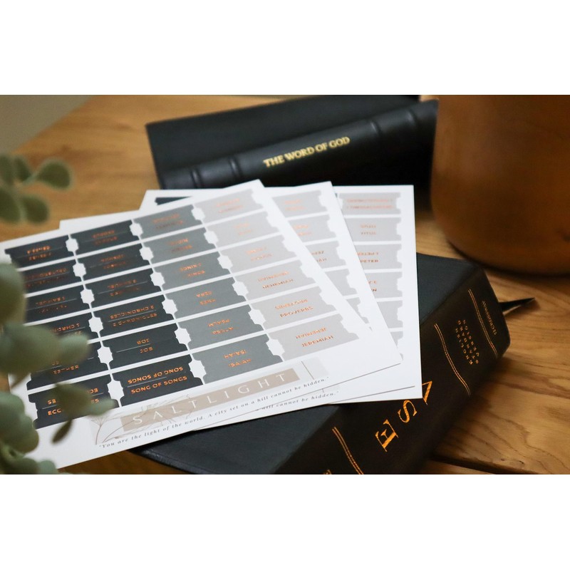 Salt & Light - Black Gradient - Copper Foil -