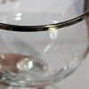 Chimay Lot of 2 Chimay Brewery Stemmed Silver Rimmed Trappist