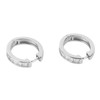 S925 Sterling Silver Ear Hoop Clip Rhinestone Style Clip Hoop