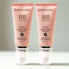 Anjumain Baekhyang Jeju Camellia BB Cream 50g × No. 21 × 2 / 백향 제주 동백 비비크림 50g × 21호 × 2개