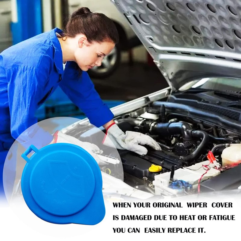 Windshield Washer Fluid Reservoir Bottle Cap Fit Replacement for Ford