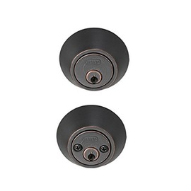 Better Home Products 10711DB Cylinder Deadbolt, Double, Dark Bronze