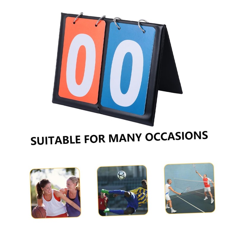 Mipcase Match Scoreboard Flip Scoreboard for Basketball and Sports Durable