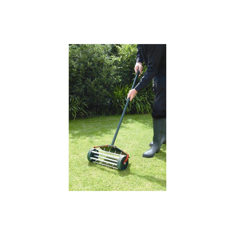 Bosmere W301 Rolling Lawn Aerator, Steel
