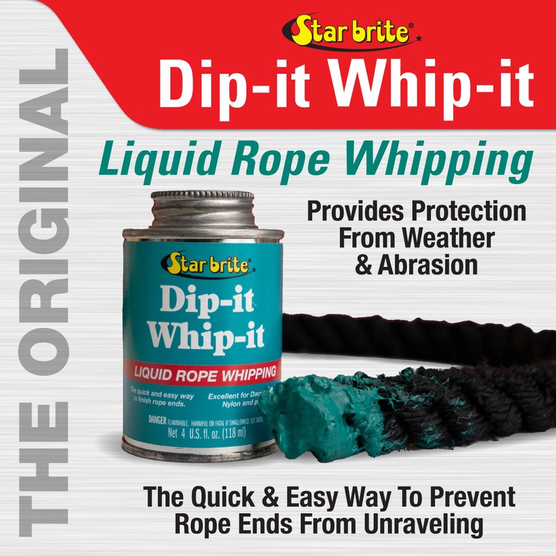 STAR BRITE Dip-It Whip-It Liquid Rope Whipping - Black 4