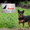 Raxfekro Caution Dog Sign 30 x 20 cm Dog Signs