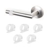 Sossai TKP 'Single' Door Handle Buffers, Pack of 5, Colour: