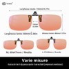 Goiteia FL-Rose - Occhiali con clip per emicrania, con clip,