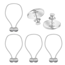 4 Pieces Of Curtain Ties, Magnetic Curtain Ties, Magnetic Curtain Lace Up Backrest, Curtain Fixing Ropes, Rope Straps Curtain Clips, Magnetic Curtain Buckle Cords (Grey)