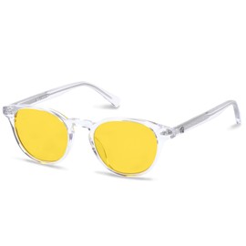 Ra Optics Clyde Frame with Daylight Lenses - Premium, Science-Based Blue Light Glasses for Screens - Prevent Eyestrain, Headaches, and Fatigue - Supercharge Energy Levels, Focus, and Productivity