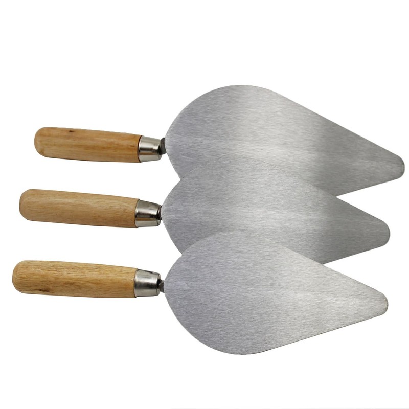ESreake 3-Pack Brick Trowel Set, 6" & 7" & 8"