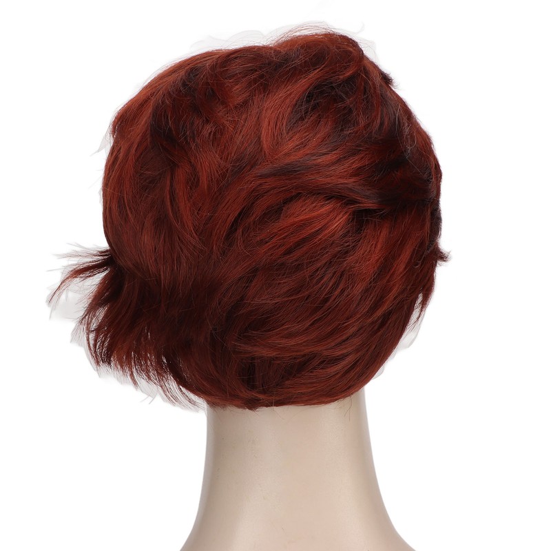 Hair Short Wigs Fashionable Adjustable High Temperature Synthetic Hair Fluffy