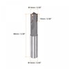 sourcing map Square Nose End Mill, 14mm Cutting Dia Tungsten