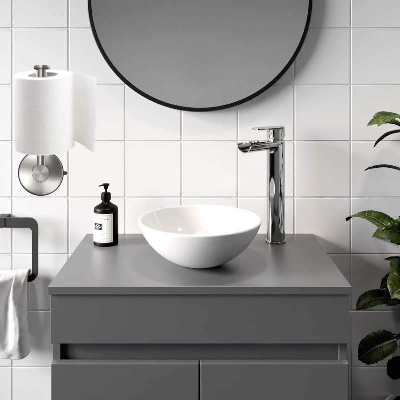 DGYB Suction Cup Toilet Paper Holder - No Drill Adhesive