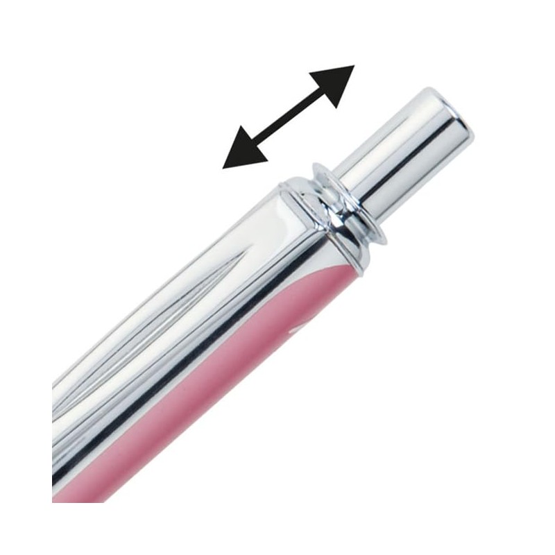 Pentel Energel Sterling Pink Retractable Gel Rollerball Pen, BL407P/BX-A