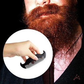 Beard brush men's haircut beard comb / 수염브러쉬 남자 커트 수염빗
