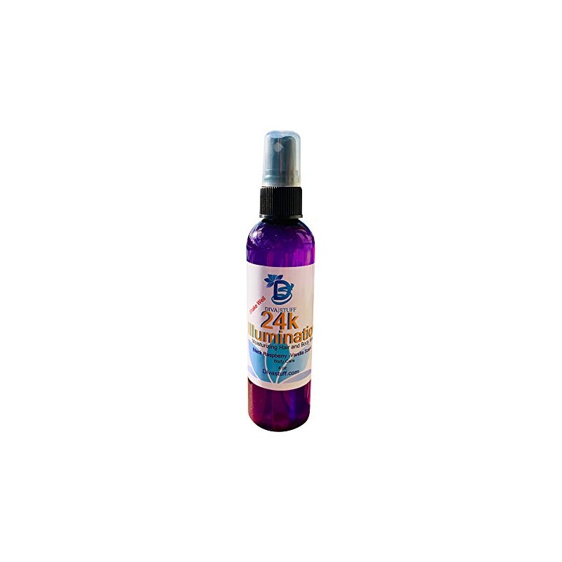 24k Shine Illuminating and Moisturizing Hair and Body Spray, Blackraspberry