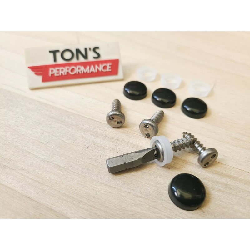 Ton's Performance for SUBARU Theft Deterrent Security License Plate Screws