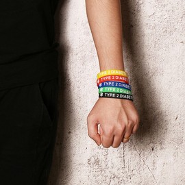 Diarypiece Silikon-Armband, medizinischer Notfall-Ausweis für Gesundheit, Armband für Kinder