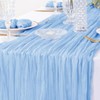 Table Runner-72*304cm (28*120inch) Chiffon Gauze Table Runner Extra Long, Boho