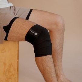Sportisimo Vendas de Rodilla - Rodilleras de Compresión para Levantamiento | Knee Wraps | Par 200x8cm · Velcro · Poliéster y Algodón | Powerlifting, C