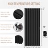 Vatge Doorway Curtains Privacy - Black Curtains for Closets Without