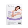 Dreamaker 100% Cotton Pillow Protector, Standard Size Cover, Twin Pack
