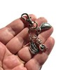 CORNWALL themed Cornish pasty pixie ship charm bag clip keyring