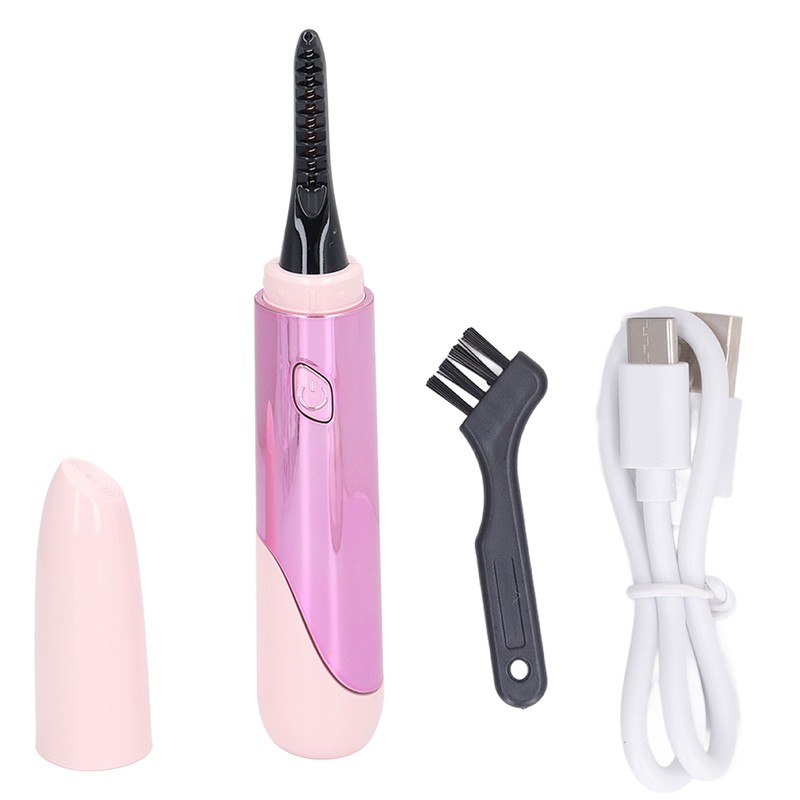 Heated Eyelash Curler Long Lasting Mini 4 Temperature Setting Rechargeable