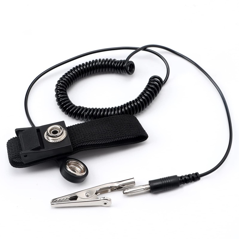 STREBITO Anti Static Wrist Strap, 11" Antistatic Wrist Band Grounding