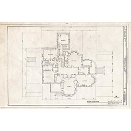Historic Pictoric : Blueprint HABS Cal,34-SAC,19- (Sheet 5 of 9) - Albert Gallatin House, 1527 H Street, Sacramento, Sacramento County, CA 24in x 16in