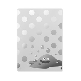 Dragon Quest 259613 Stationery Shop Clear File Haggure Metal