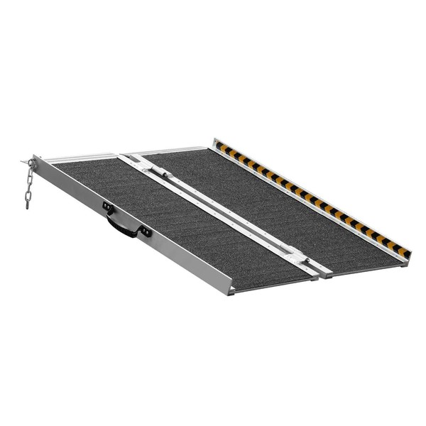 Portable Wheelchair Ramp, 2 ft 800 lbs Capacity, Non-Slip Aluminum