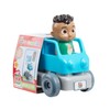 CoComelon, Vehicle with Figure, 4 Pieces, Building Block Construction, Model