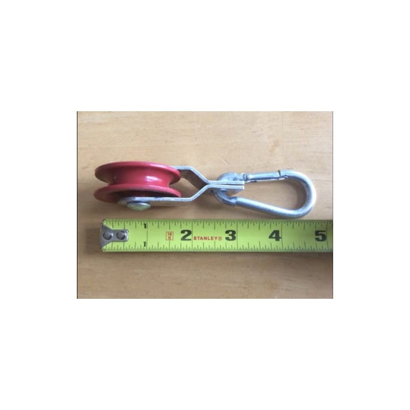 Pulleys & Zinc Carabiner Snap Clips Netting Baseball Batting Cage