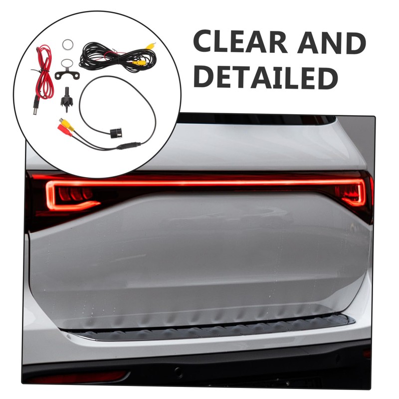 Operitacx -in-one Car Backup Camera Universal Rearview Camera Easy Diy