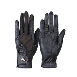 Harrison Howard Ladies Horse Riding Gloves Comfortable Grip for Running Cycling Lightweight Equestrian Riding Gloves Black M