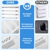 2pcs 8" x 8" Premium Aluminum Gable Vents with Screen,