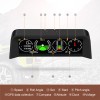 Unbranded Car HUD Inclinometer Head Up Display GPS Speedometer Compass