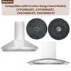 4 Pack CVP/CVG-CF Charcoal Filter Replacement for Midea and COMFEE'