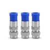 10pcs Conector de Cable coaxial RG6, Adaptador de Conector de