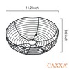 CAXXA Countertop Fruit Bowl, Wire Basket for Fruits, Breads, Vegetables,Snacks,