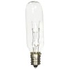 Creative Hobbies 25W T6 Tubular Bulbs, 120V, E12 Candelabra Base,