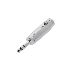 7856 Adaptor 6.3 mm stereo jack male to XLR female