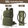 Hannibal Tactical 10L Hydration Pack, Water Backpack with 2.5L Water