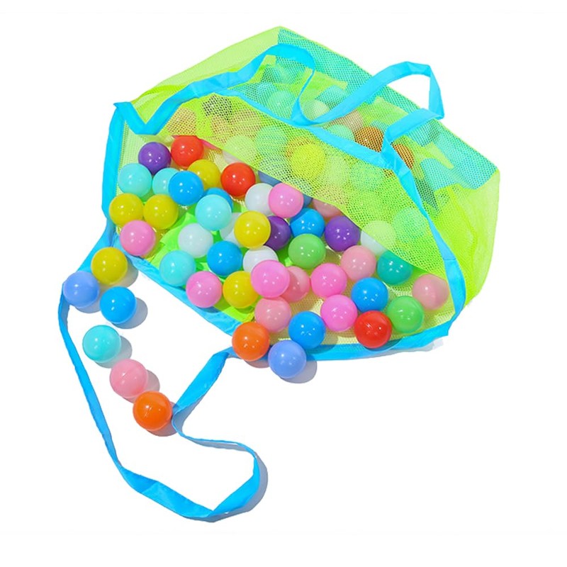 LEMAXELERS Large Beach Bag Bathroom Kids Toy Storage Mesh Bath