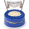 DecoPac Gold Celebration Wishes Fusion Mix Sprinkles, 26oz, Shaped Candy