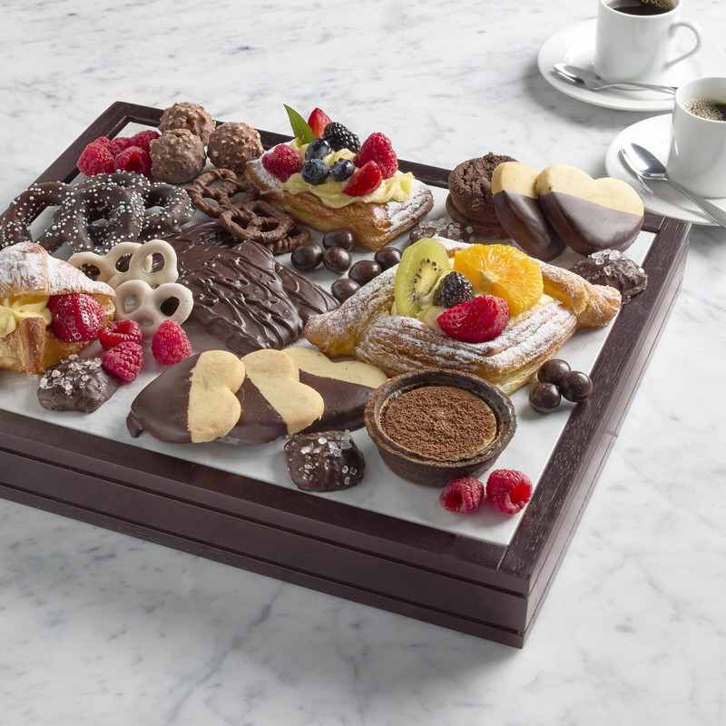 Gourmet Basics by Mikasa Freezable Cooling Charcuterie Serving Tray, 12.75