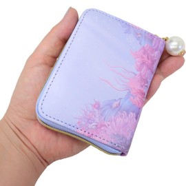 Marimo Craft Ariel Coin Case, Purple, W 4.3 x H 3.1 x D 0.8 inches (11 x 7.8 x 2 cm) MDAA-041, purple
