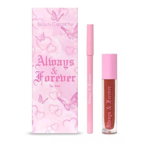 Beauty Creations Lipgloss Duo Always & Forever Beauty Creations 100% Original